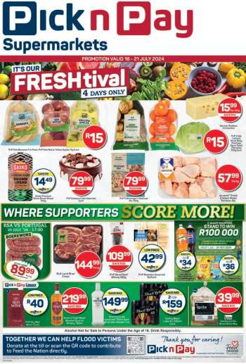 Pick n Pay Supermarket catalogue  - 18/07/2024 - 21/07/2024.