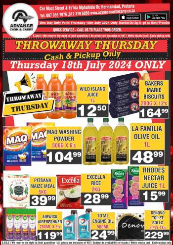 Advance Cash & Carry catalogue  - 18/07/2024 - 18/07/2024.
