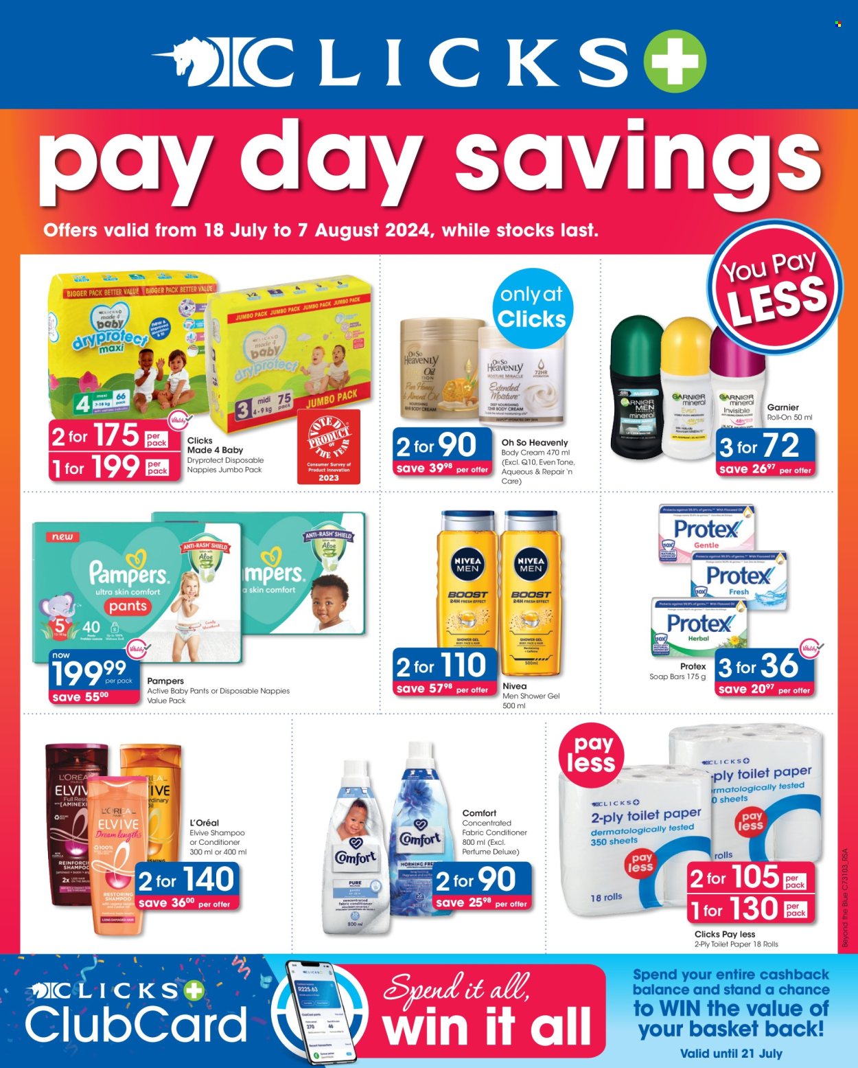 Clicks specials - 18/07/2024 - 07/08/2024. Page 1