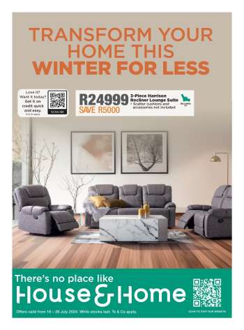 House & Home catalogue  - 18/07/2024 - 28/07/2024.