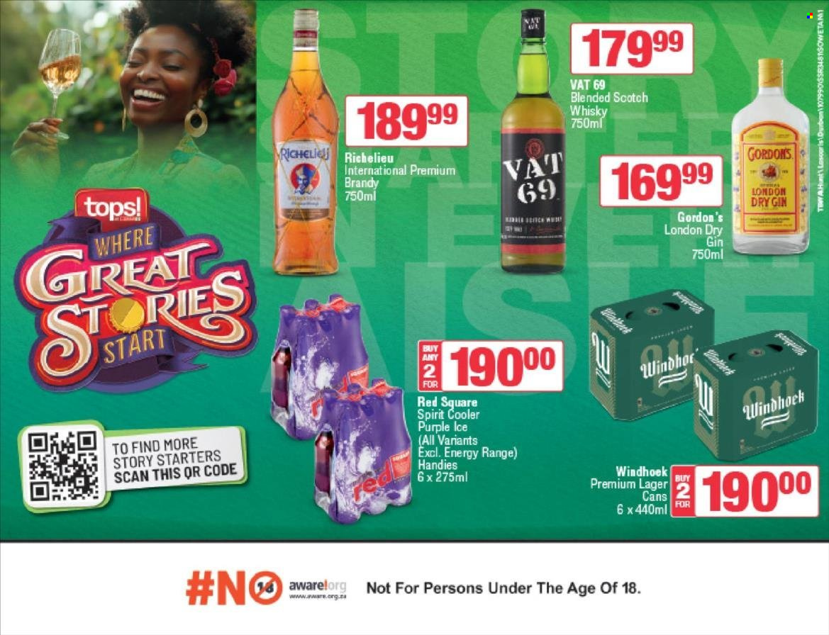 TOPS at SPAR specials - 18/07/2024 - 21/07/2024. Page 1