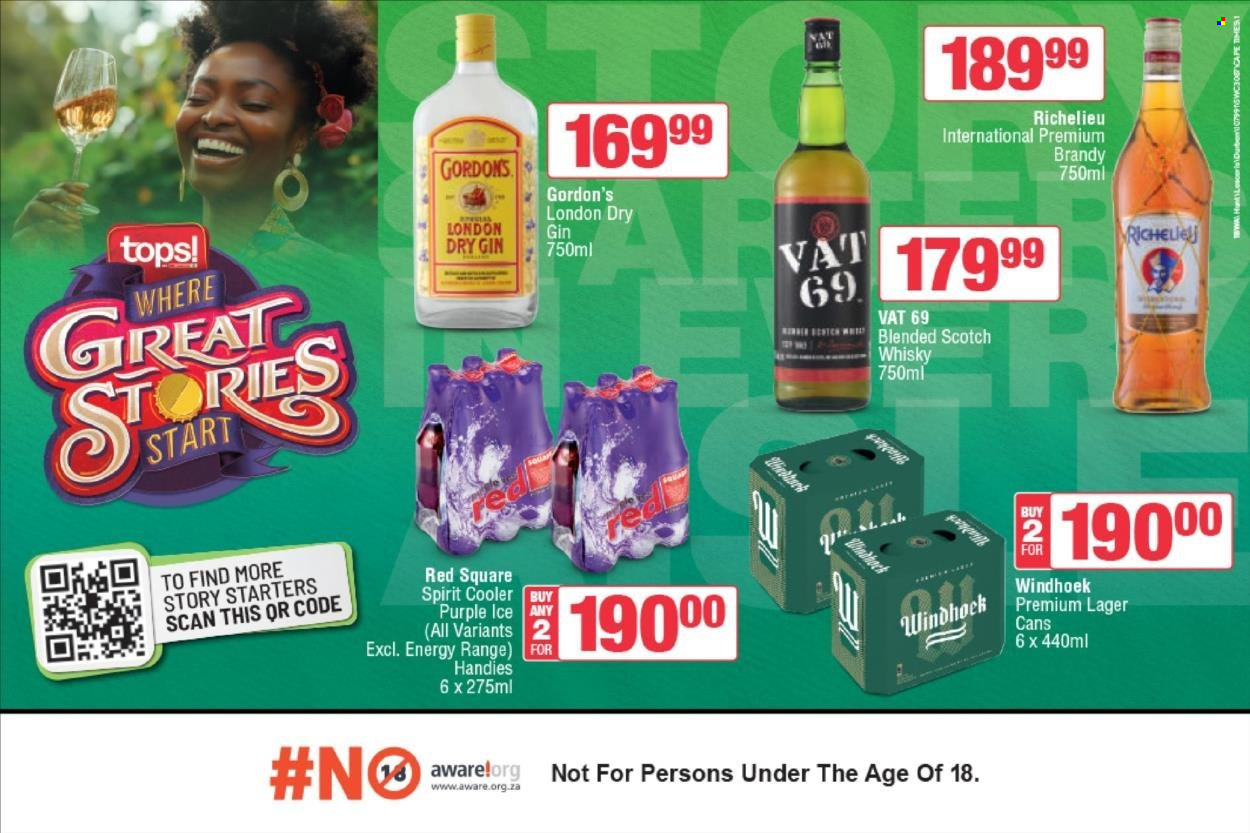 TOPS at SPAR specials - 18/07/2024 - 21/07/2024. Page 1