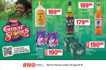 TOPS at SPAR catalogue  - 18/07/2024 - 21/07/2024.
