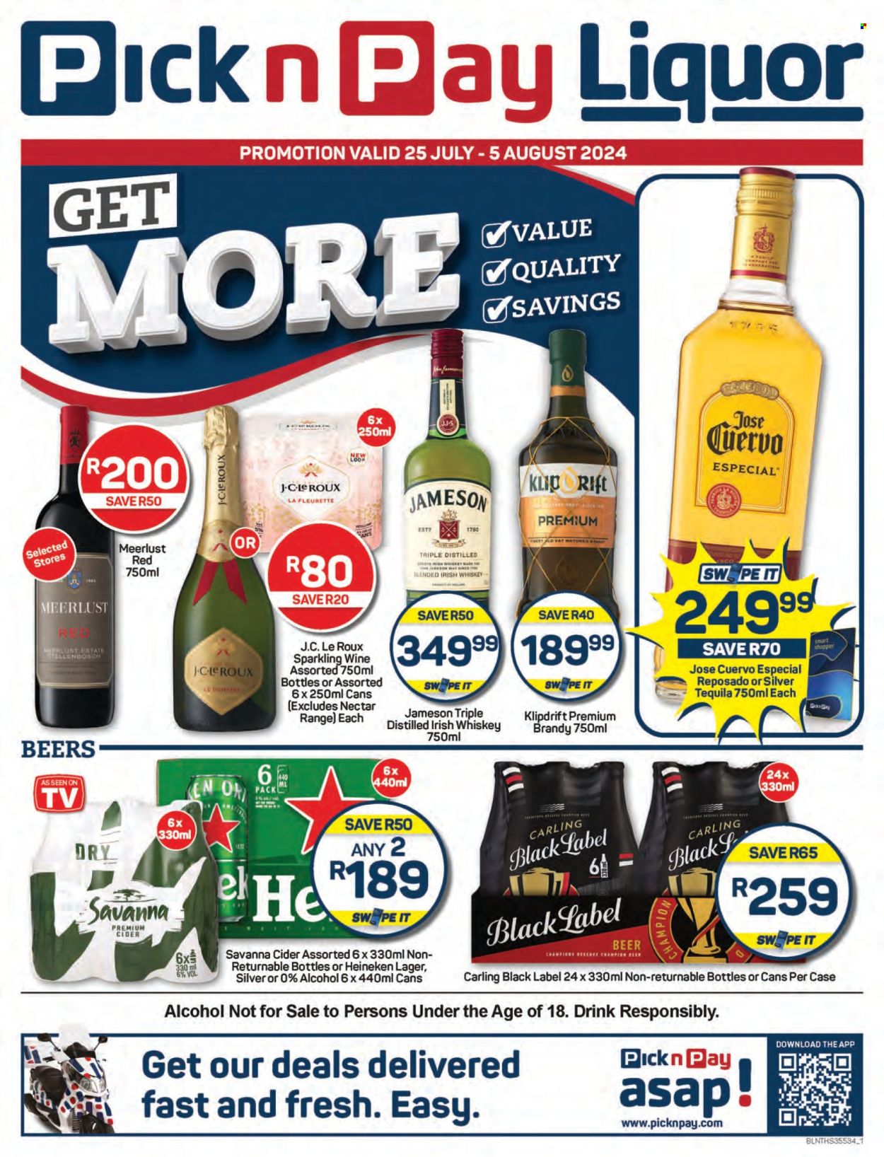 Pick n Pay specials - 25/07/2024 - 05/08/2024. Page 1