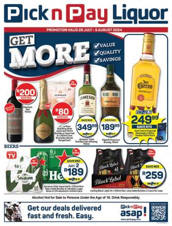 Pick n Pay catalogue  - 25/07/2024 - 05/08/2024.