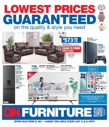OK Furniture catalogue  - 22/07/2024 - 04/08/2024.