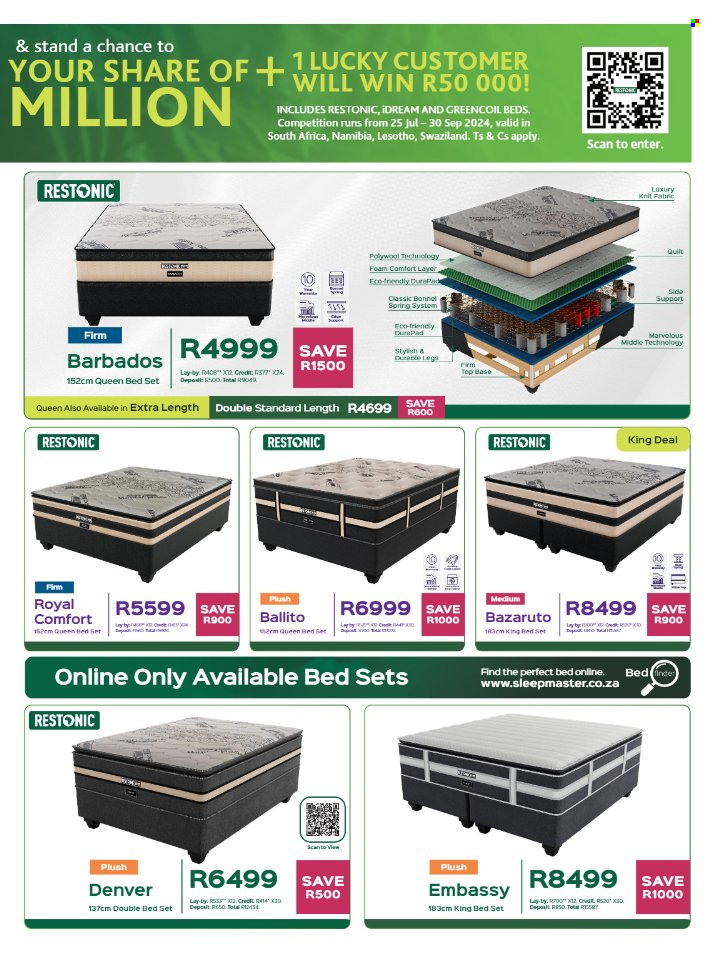 Sleepmasters specials - 22/07/2024 - 18/08/2024. Page 5