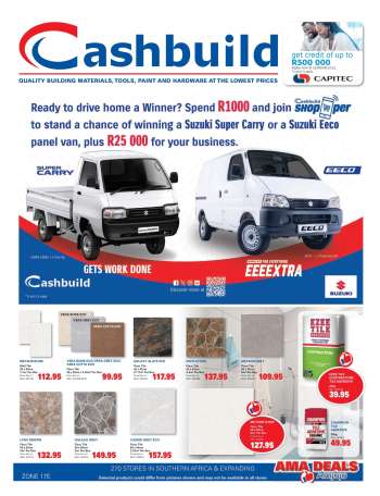 Cashbuild catalogue  - 22/07/2024 - 18/08/2024.