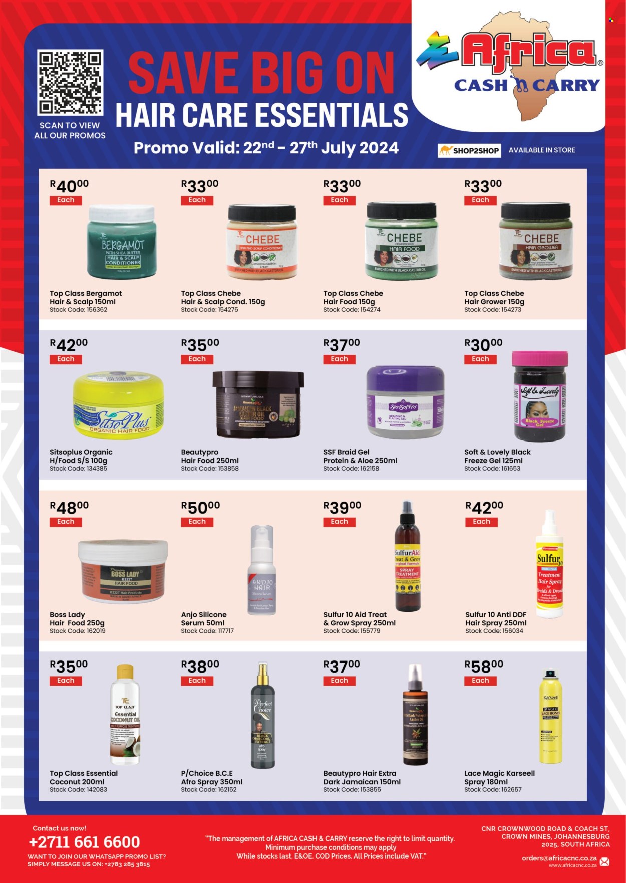 Africa Cash & Carry specials - 22/07/2024 - 27/07/2024. Page 1