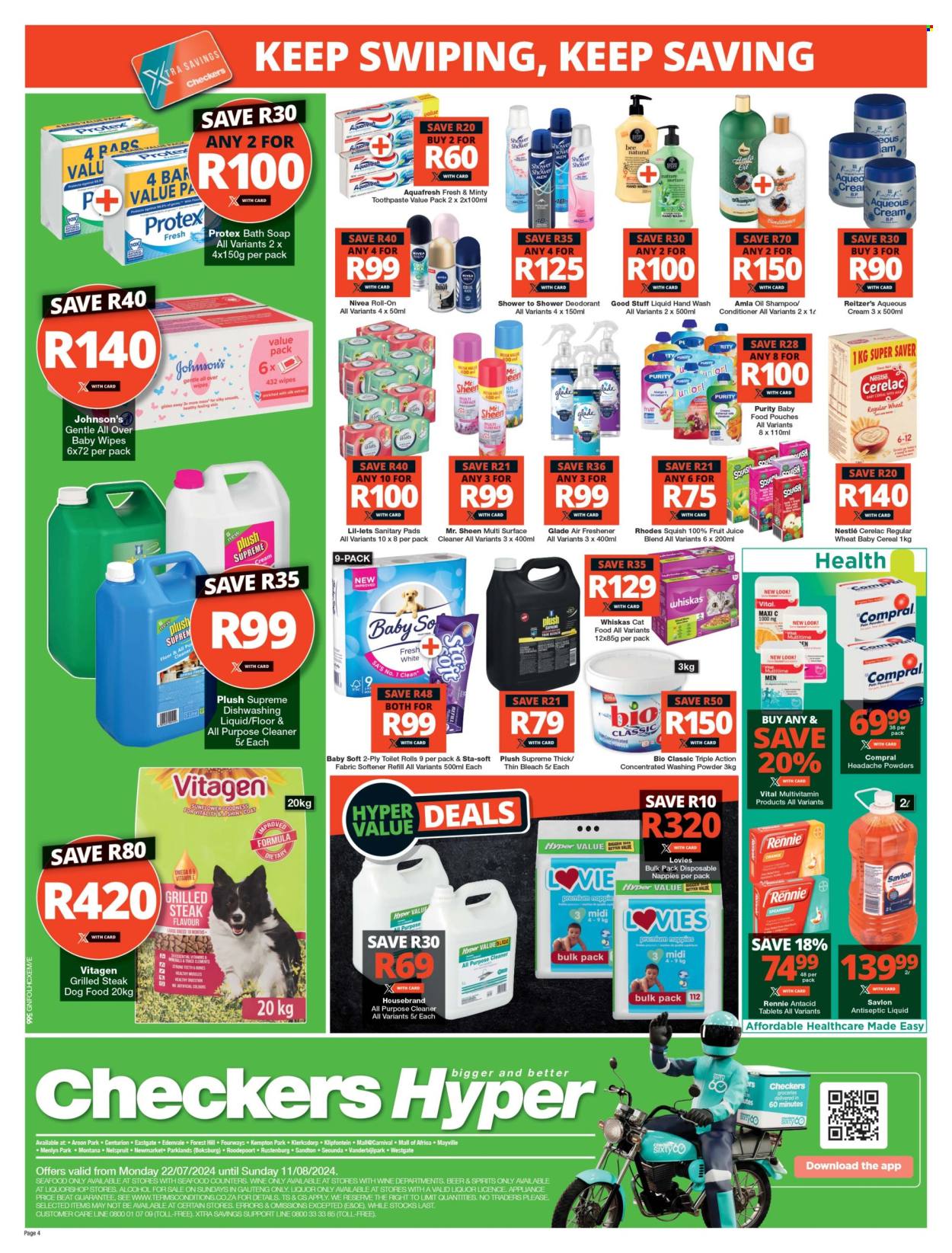 Checkers specials - 22/07/2024 - 11/08/2024. Page 4