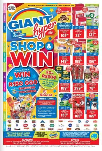 Giant Hyper catalogue  - 22/07/2024 - 11/08/2024.