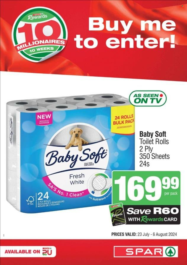 SPAR specials - 23/07/2024 - 06/08/2024. Page 1