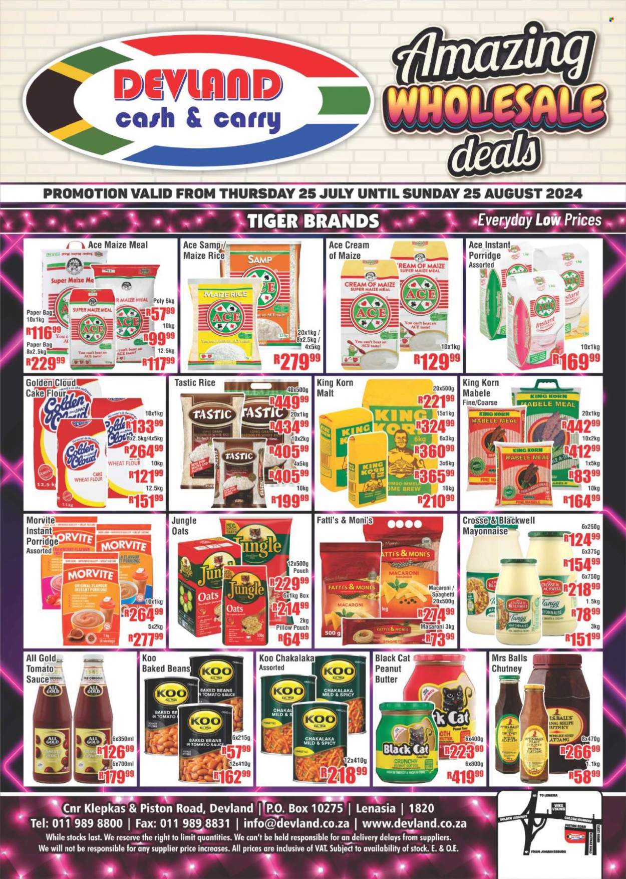 Devland specials - 25/07/2024 - 25/08/2024. Page 1