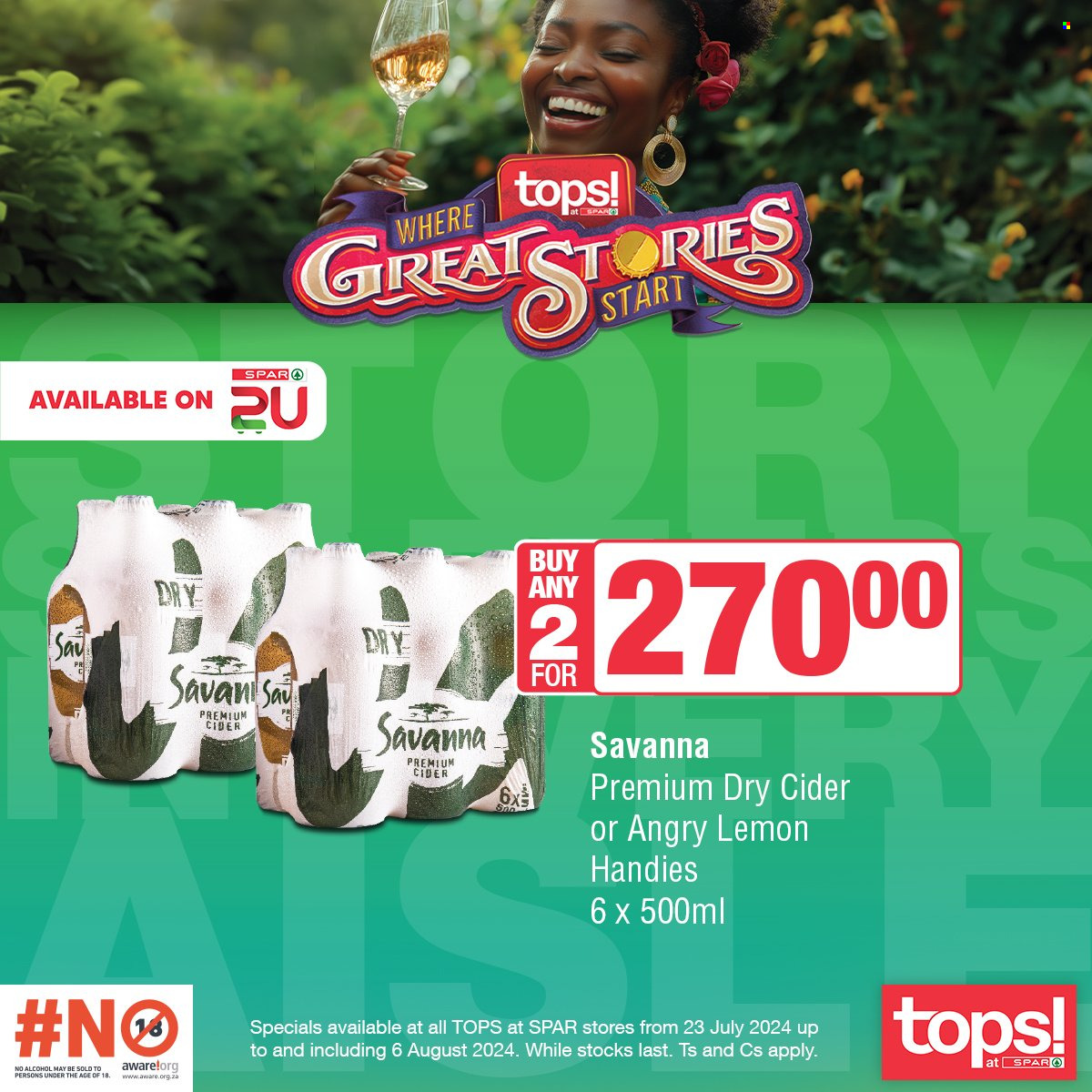 TOPS at SPAR specials - 23/07/2024 - 06/08/2024. Page 7