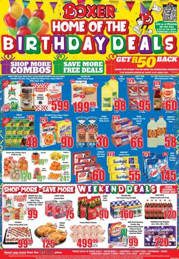 Boxer catalogue  - 24/07/2024 - 28/07/2024.