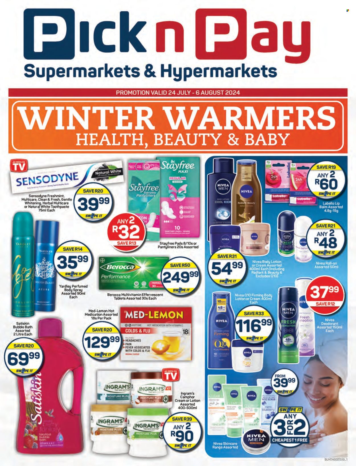 Pick n Pay specials - 24/07/2024 - 06/08/2024. Page 1
