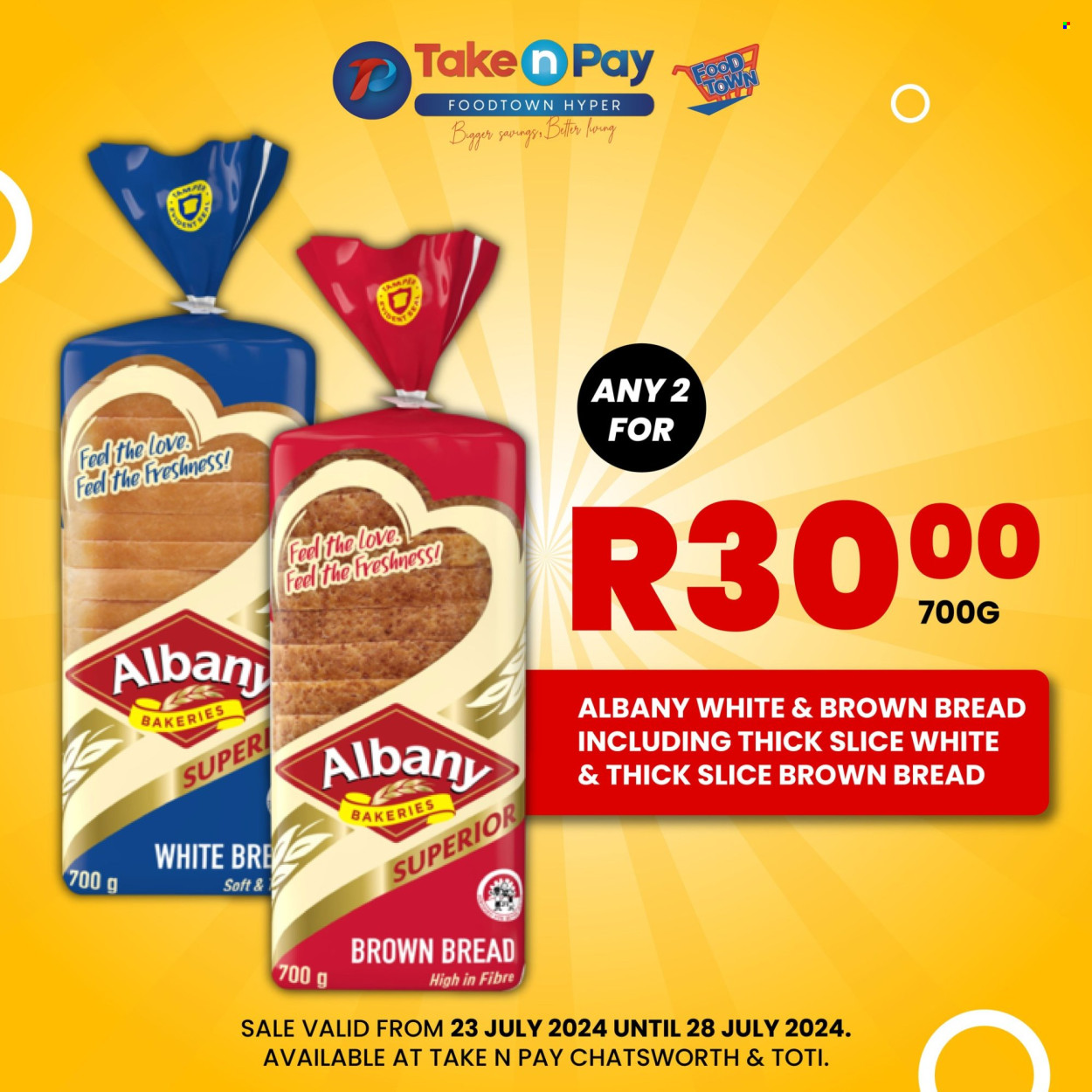 Take n Pay specials - 23/07/2024 - 28/07/2024. Page 1