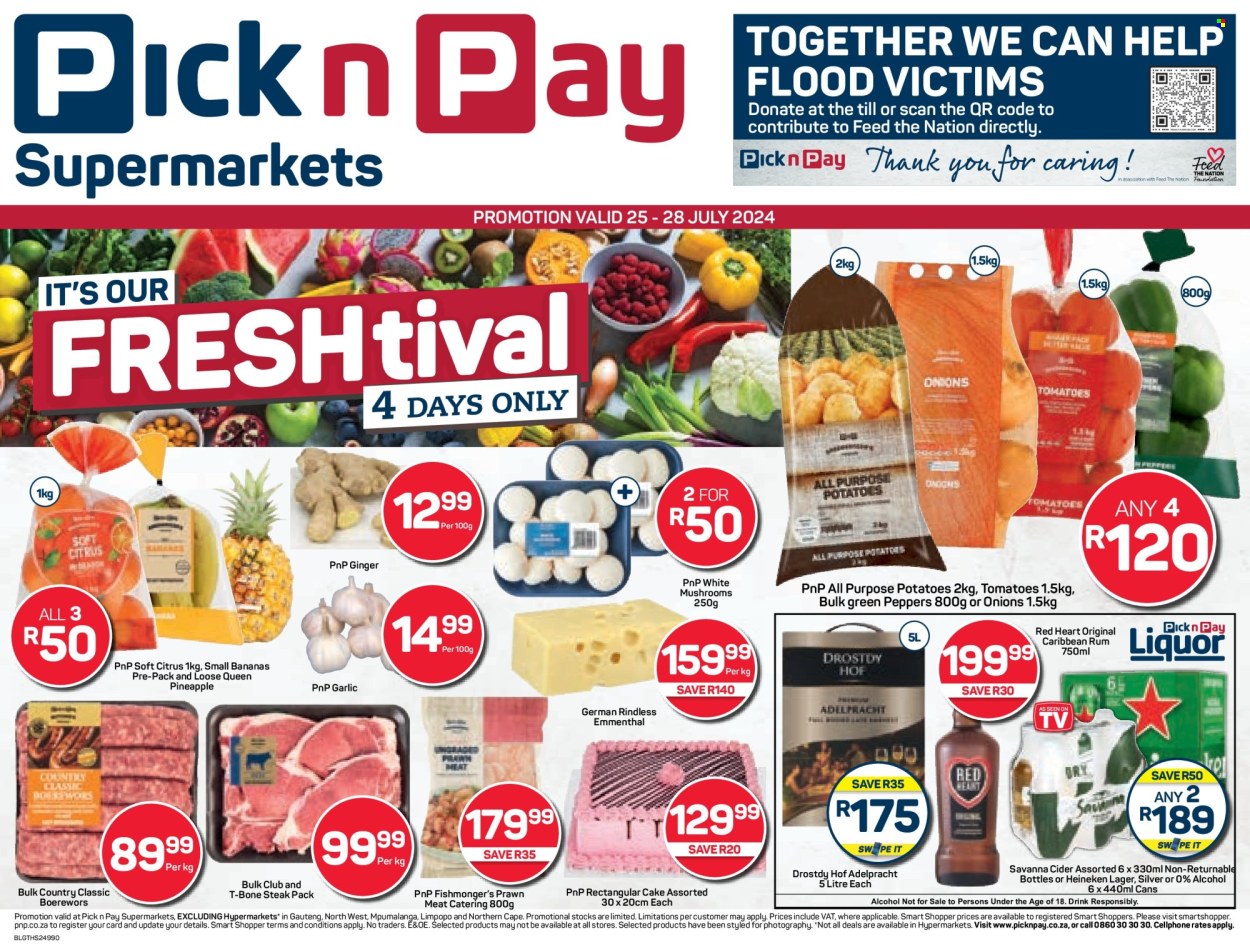 Pick n Pay Supermarket specials - 25/07/2024 - 28/07/2024. Page 1
