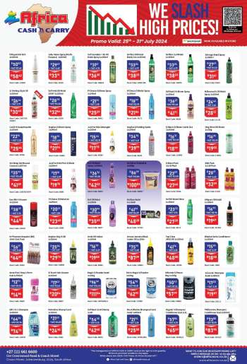 Africa Cash & Carry catalogue  - 25/07/2024 - 31/07/2024.