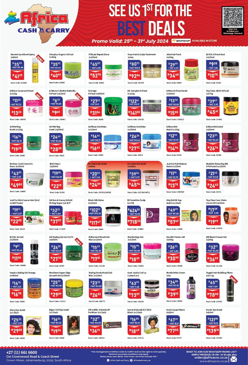 Africa Cash & Carry specials - 25/07/2024 - 31/07/2024. Page 2
