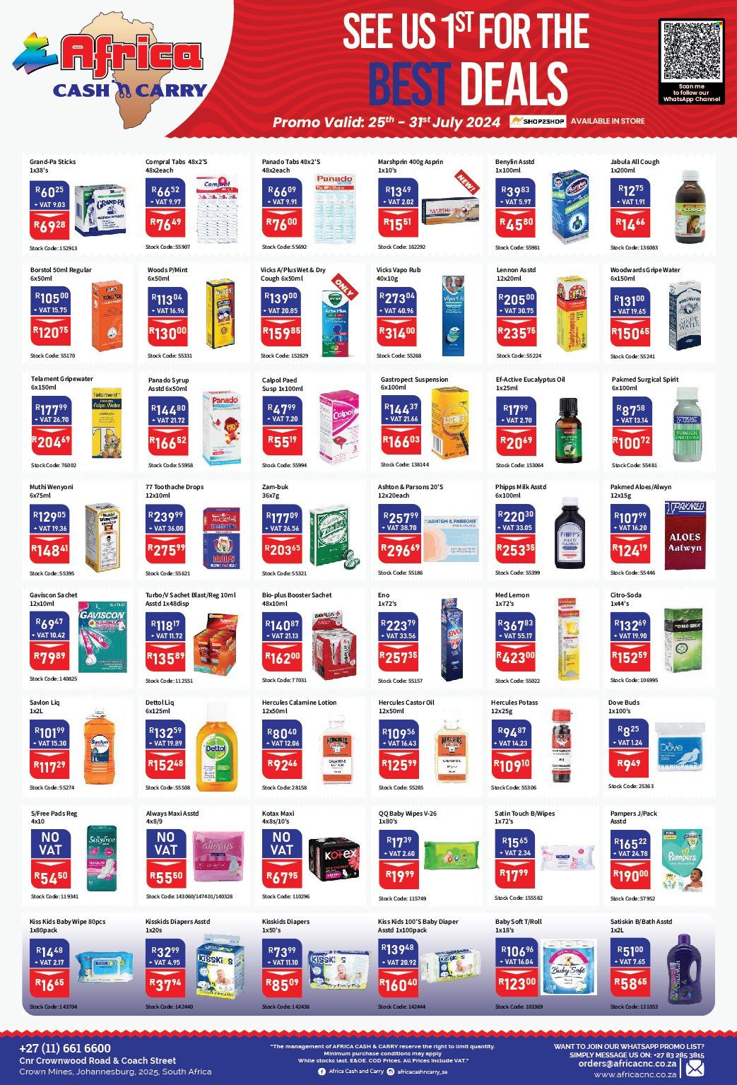 Africa Cash & Carry specials - 25/07/2024 - 31/07/2024. Page 4