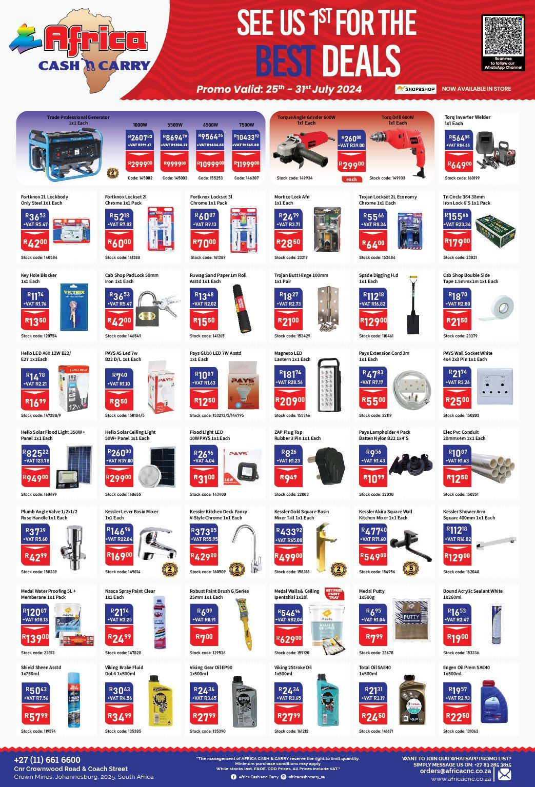 Africa Cash & Carry specials - 25/07/2024 - 31/07/2024. Page 10