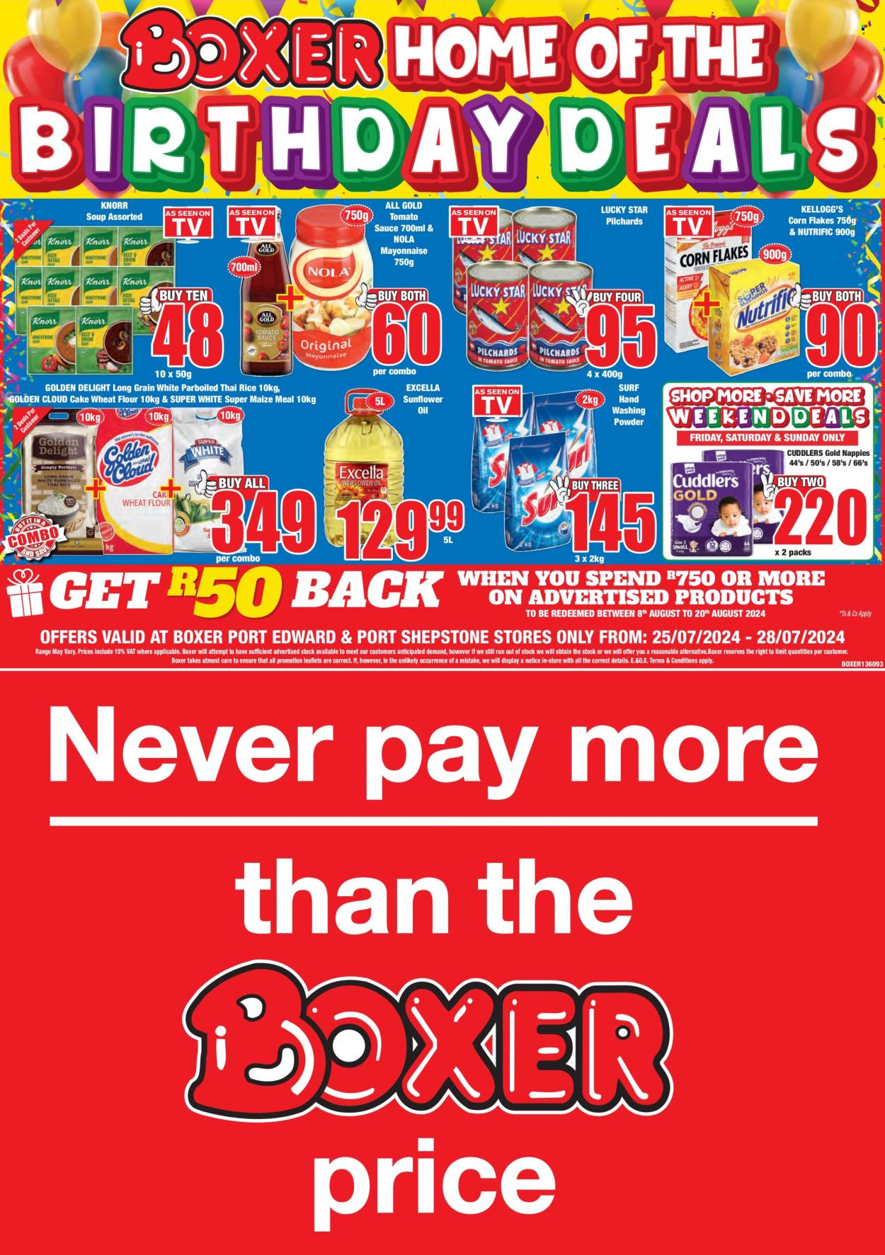 Boxer specials - 25/07/2024 - 28/07/2024. Page 1
