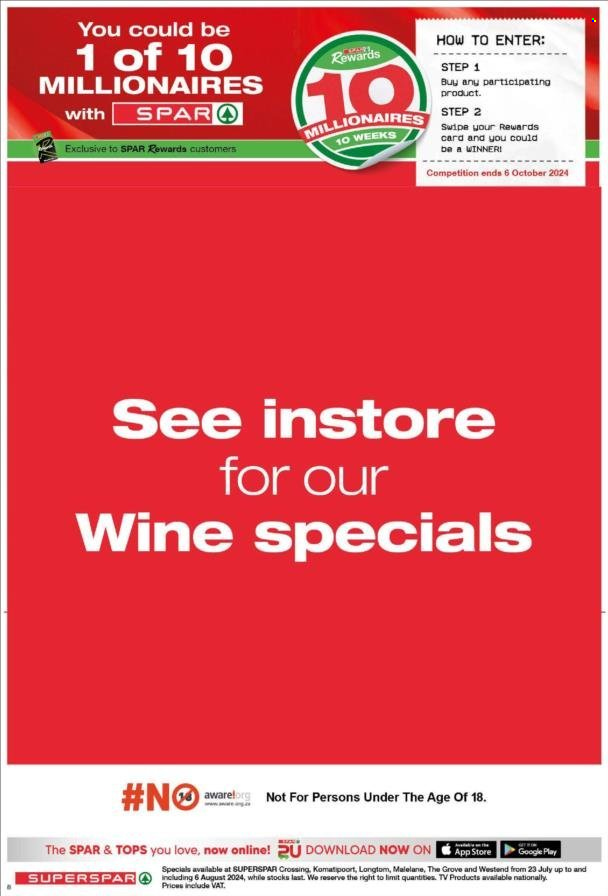 SPAR specials - 23/07/2024 - 06/08/2024. Page 8