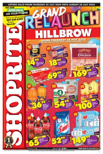 Shoprite catalogue  - 25/07/2024 - 28/07/2024.