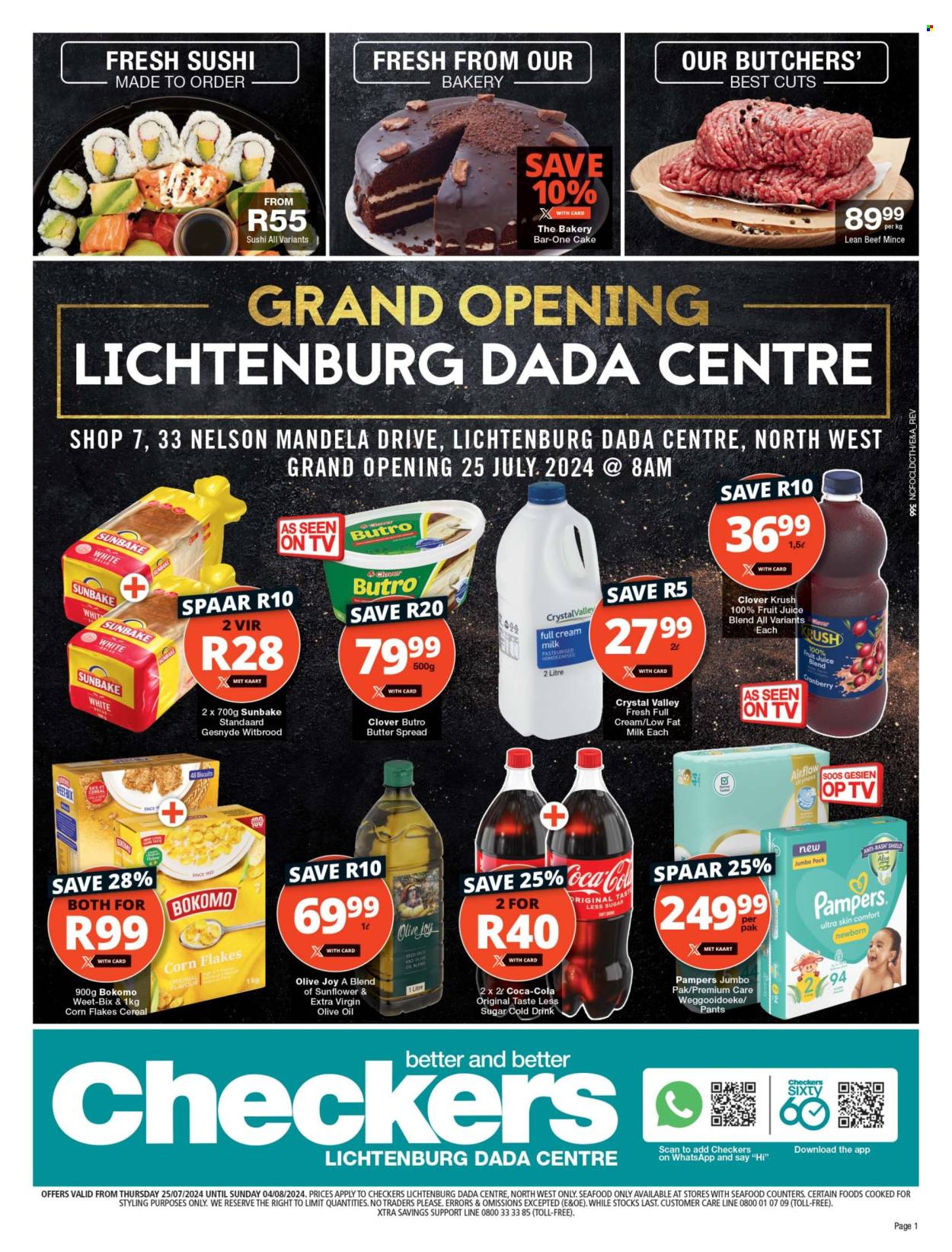 Checkers specials - 25/07/2024 - 04/08/2024. Page 1
