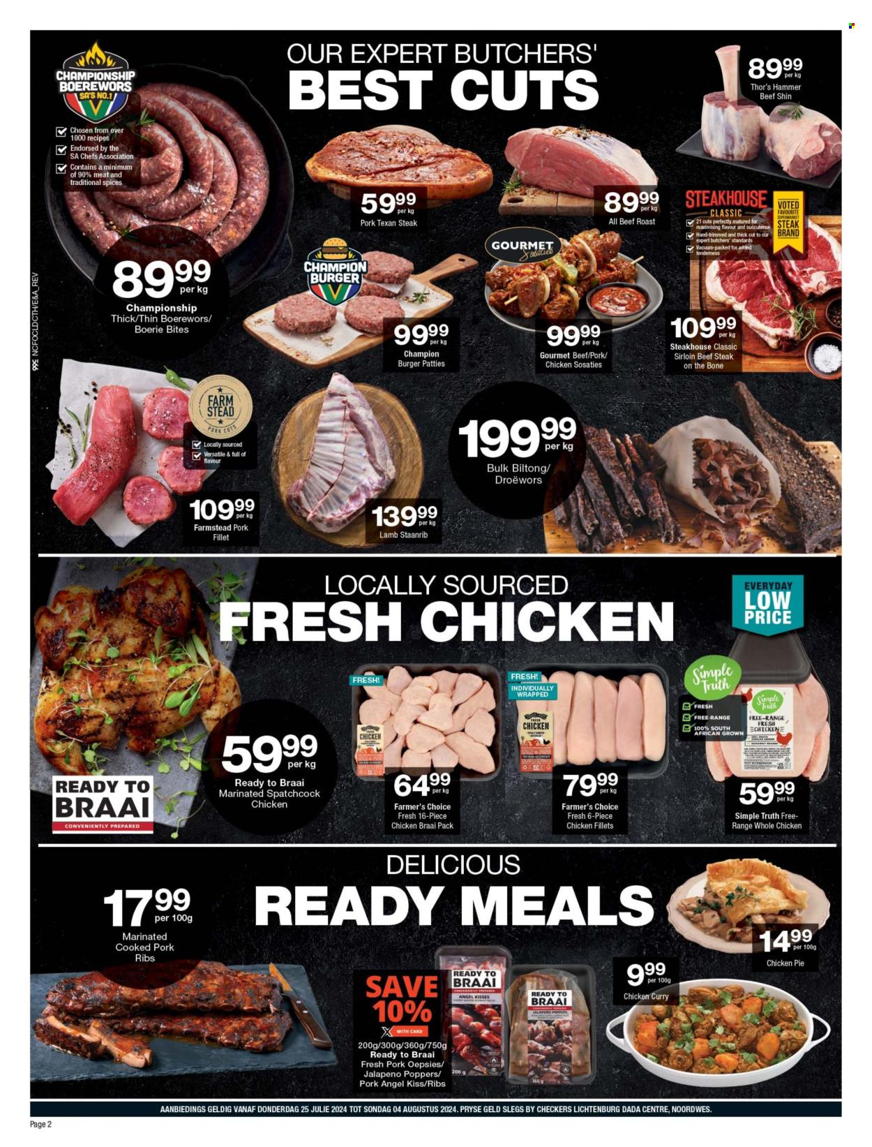Checkers specials - 25/07/2024 - 04/08/2024. Page 2