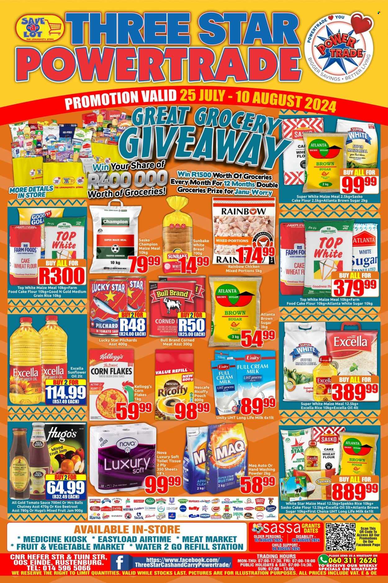 Three Star Cash and Carry specials - 25/07/2024 - 10/08/2024. Page 1