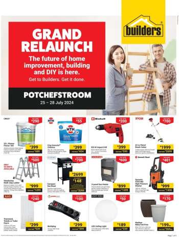 Builders catalogue  - 25/07/2024 - 28/07/2024.