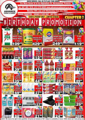 Advance Cash & Carry catalogue  - 29/07/2024 - 31/07/2024.