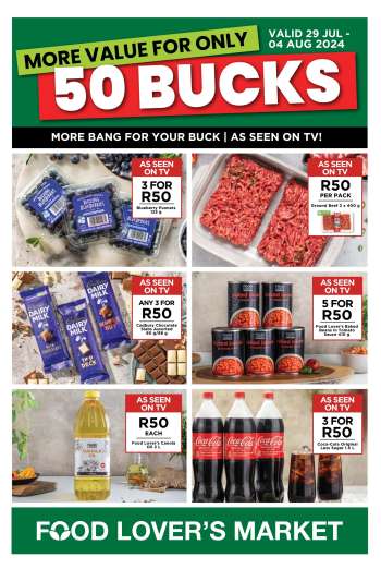 Food Lover's Market catalogue  - 29/07/2024 - 04/08/2024.
