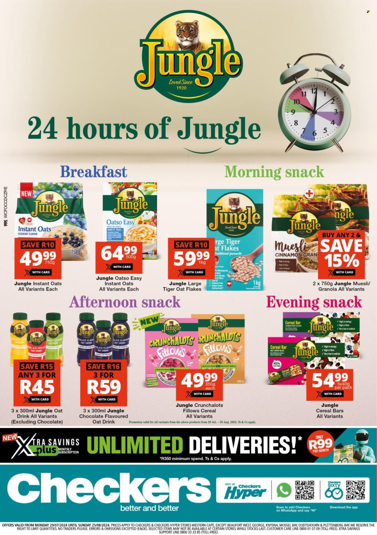 Checkers specials - 29/07/2024 - 25/08/2024. Page 1