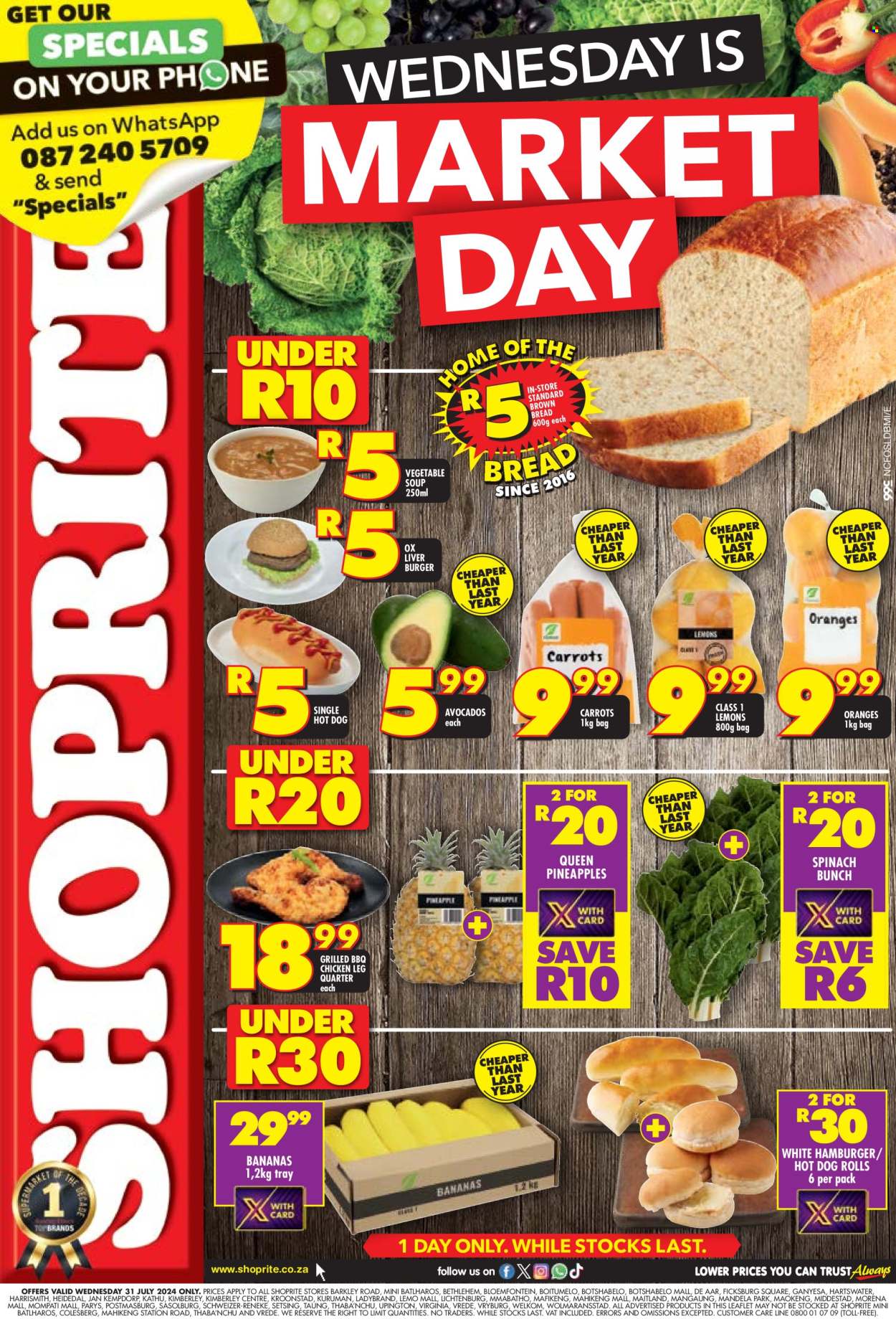 Shoprite specials - 31/07/2024 - 31/07/2024. Page 1