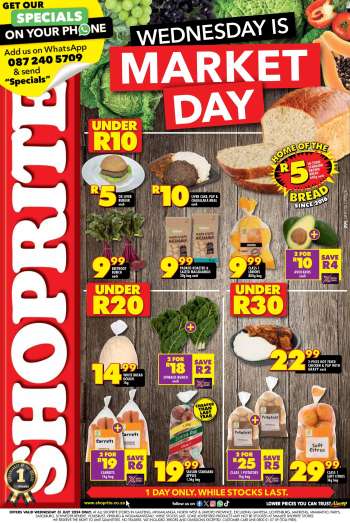 Shoprite catalogue  - 31/07/2024 - 31/07/2024.