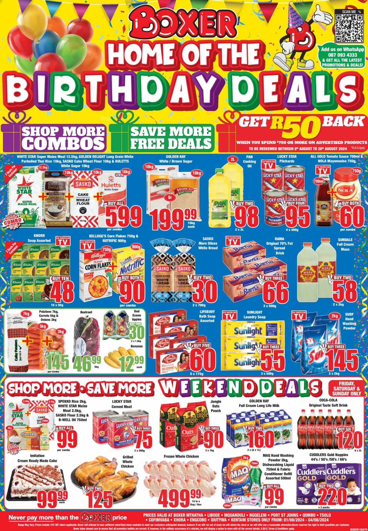 Boxer specials - 01/08/2024 - 04/08/2024. Page 1