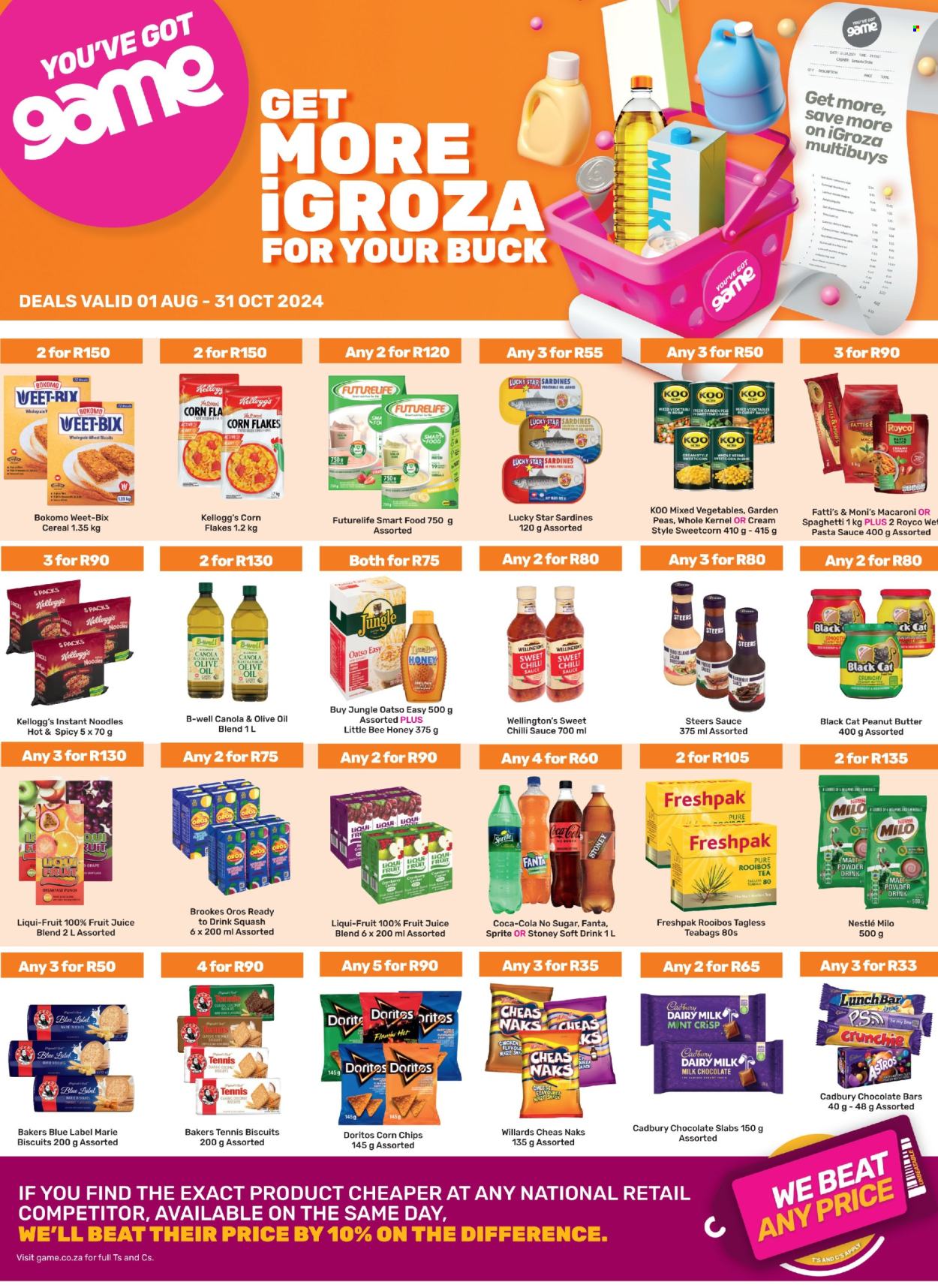 Game specials - 01/08/2024 - 31/10/2024. Page 1