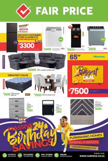 Fair Price catalogue  - 01/08/2024 - 31/08/2024.