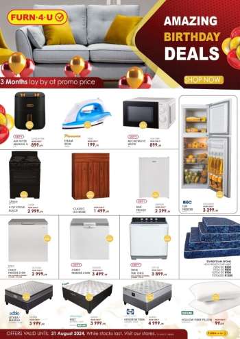 Furn 4 U catalogue  - 01/08/2024 - 31/08/2024.