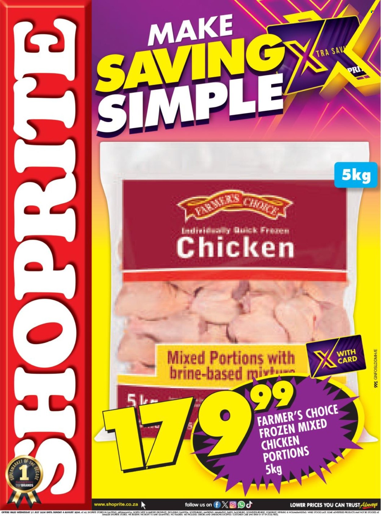 Shoprite specials - 31/07/2024 - 04/08/2024. Page 1