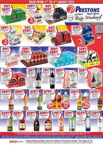 Prestons Liquor Stores catalogue  - 01/08/2024 - 04/08/2024.