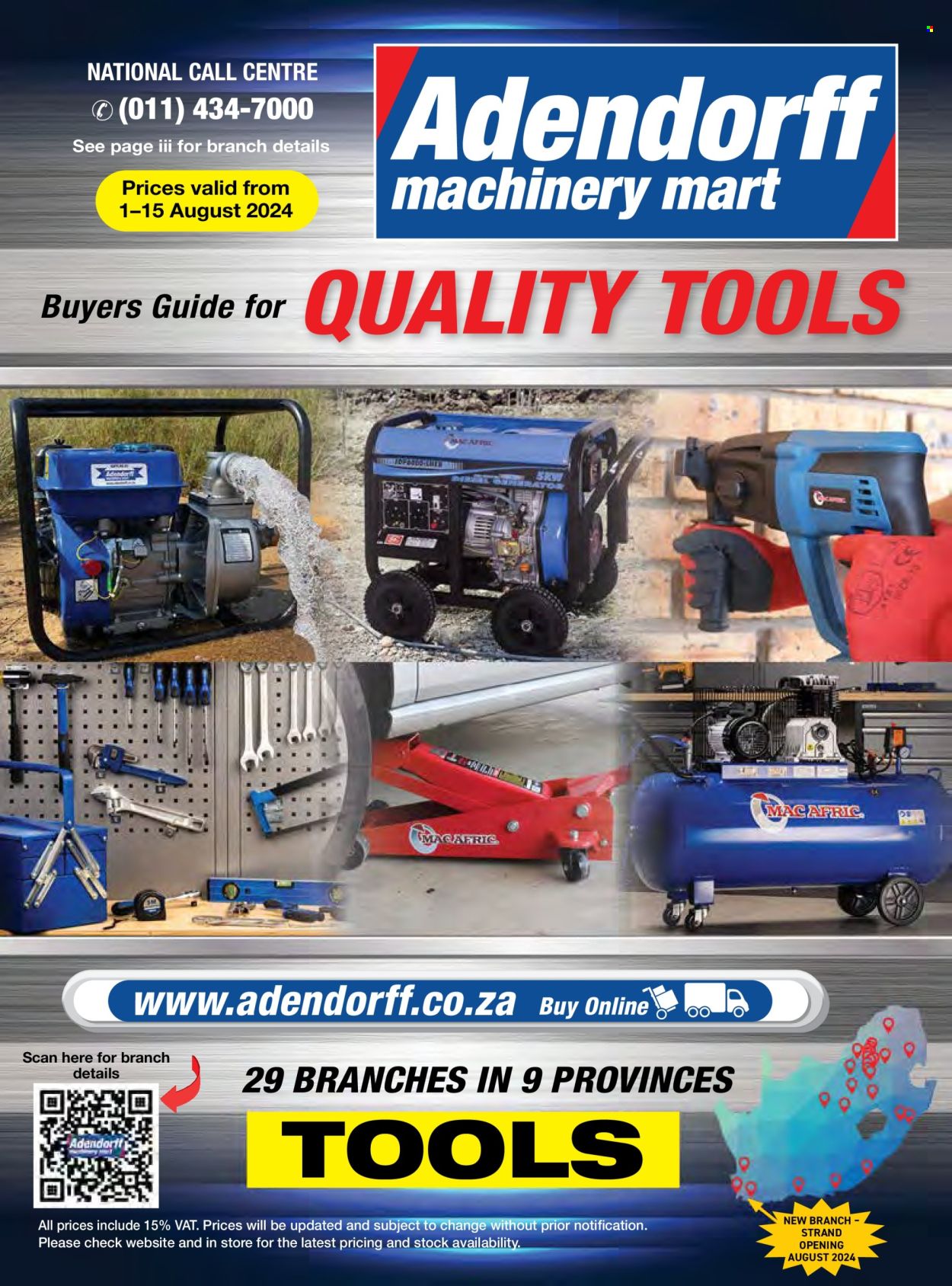 Adendorff Machinery Mart specials - 01/08/2024 - 15/08/2024. Page 1