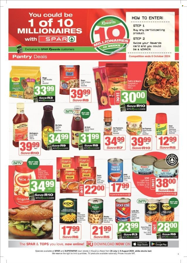 SPAR specials - 23/07/2024 - 06/08/2024. Page 5