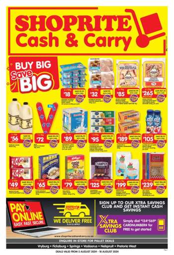 Shoprite catalogue  - 05/08/2024 - 18/08/2024.