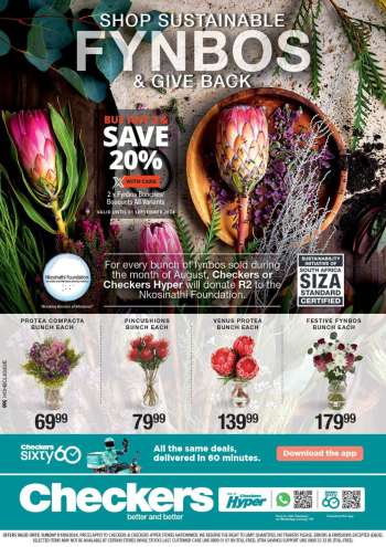 Checkers catalogue  - 29/07/2024 - 01/09/2024.