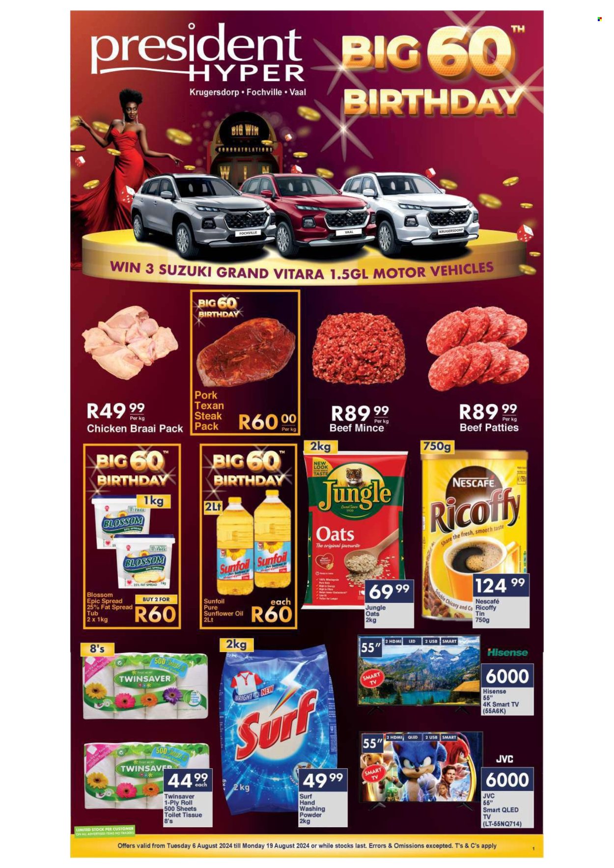 President Hyper specials - 06/08/2024 - 19/08/2024. Page 1