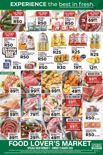 Food Lover's Market catalogue  - 05/08/2024 - 11/08/2024.